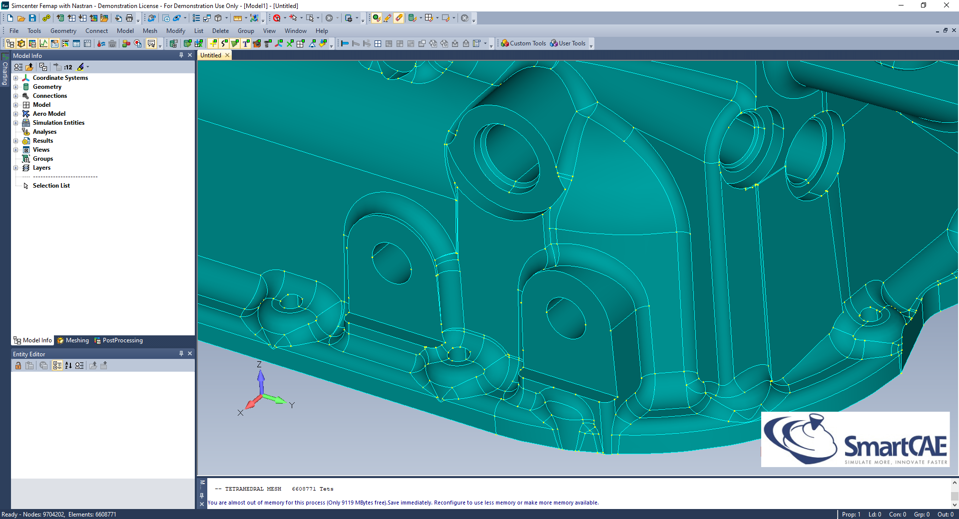 femap mesh body tetra