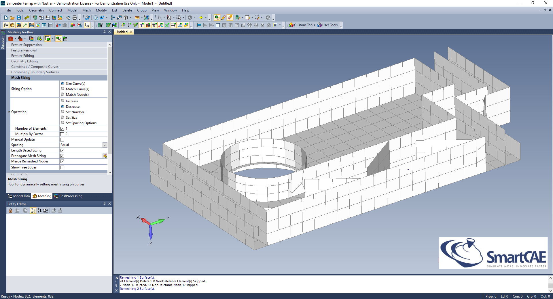 femap geometria midsurface