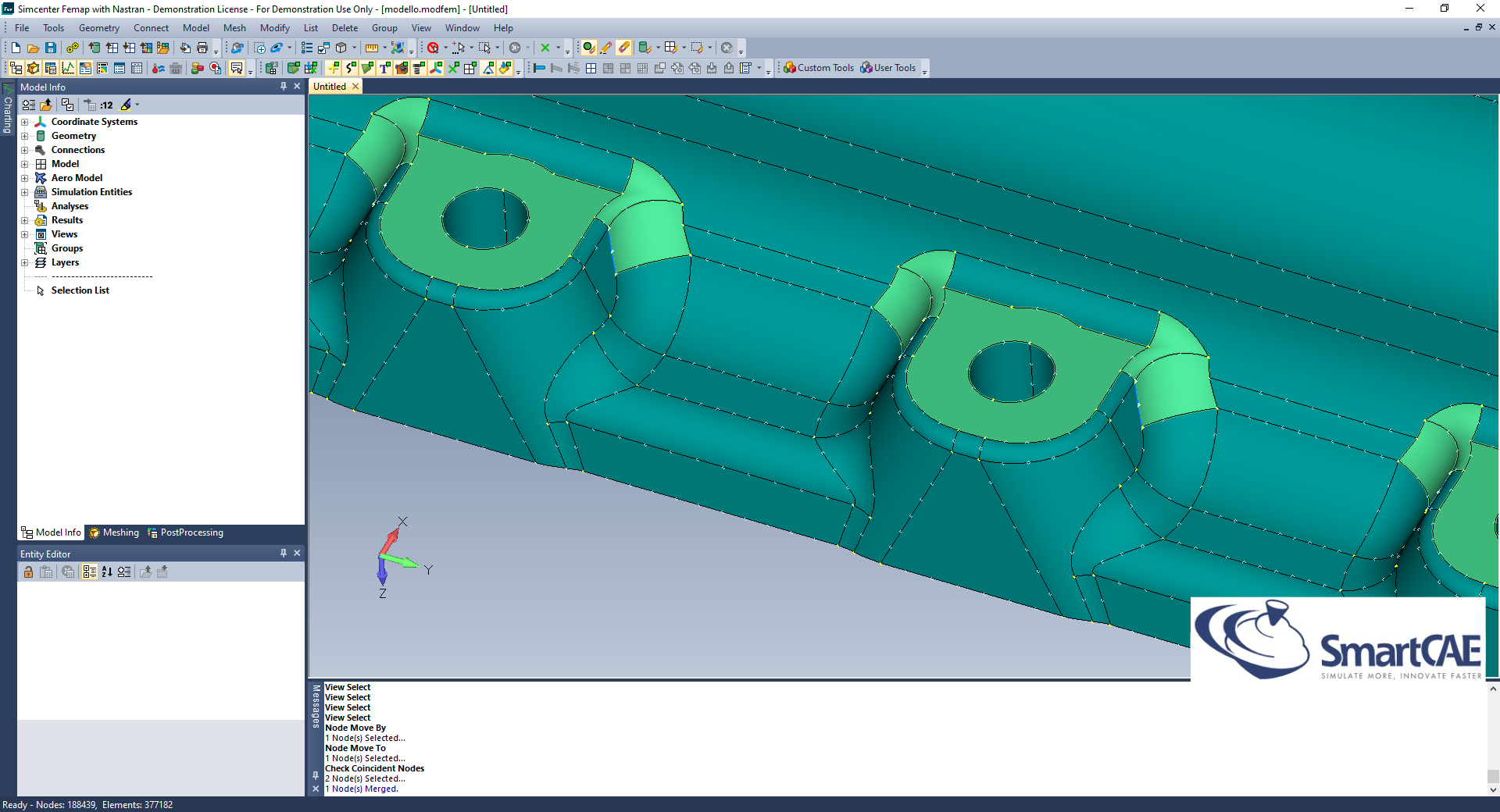 femap tetra mesh solids