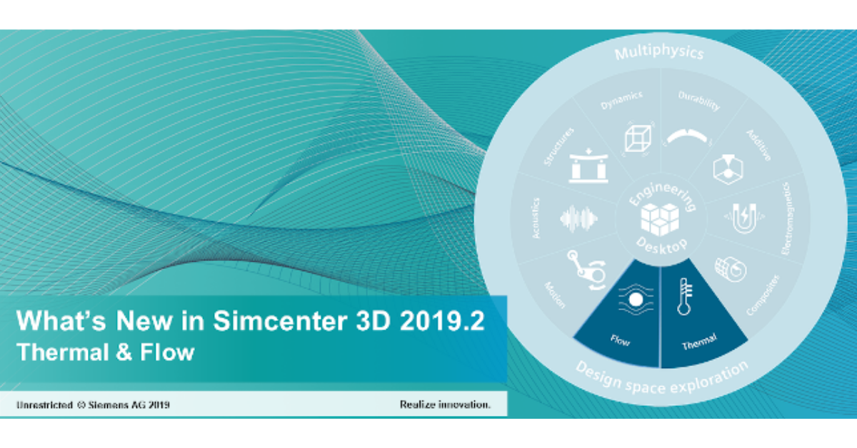 Simcenter 3D 2019.2 - Thermal and Flow - SmartCAE - Blog